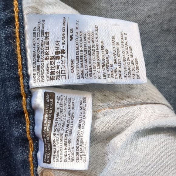 LEVI'S 514* dark wash straight leg jeans - Picture 8 of 11